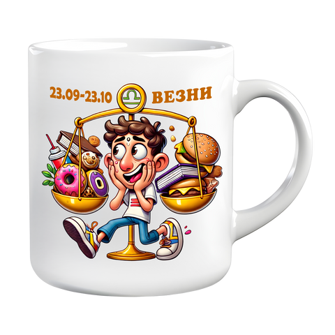 Чаша със зодия Везни &ndash; за хората, които винаги търсят баланса